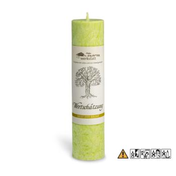 WERTSCHÄTZUNG Allgäuer Heilkräuter Kerze - Geist der Bäume